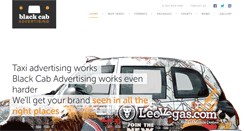 Desktop Screenshot of blackcab-advertising.com