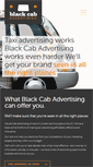 Mobile Screenshot of blackcab-advertising.com